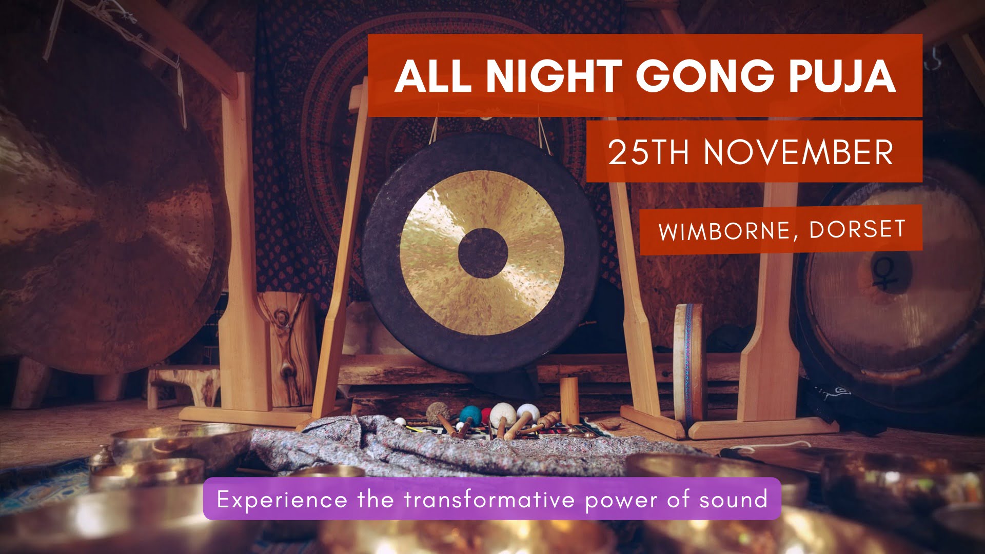 You are currently viewing ALL NIGHT GONG PUJA – 25th Nov 2023 – Dorset